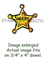 AAA-295-HK Sheriff Badge